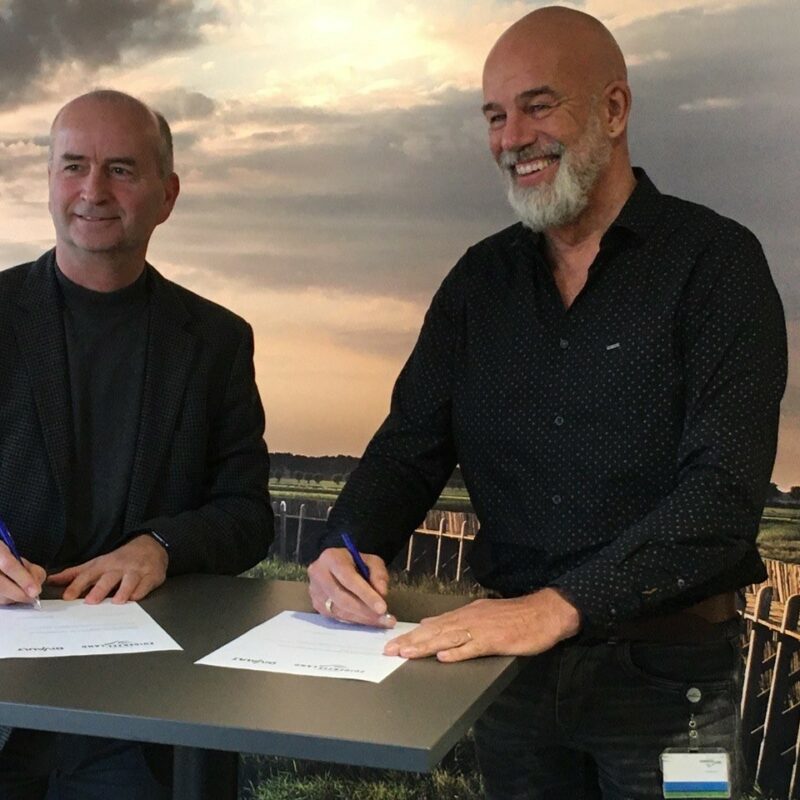 Ondertekenen contract Waterschap DiVault