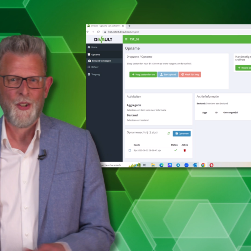 Still uit webinar Centric DiVault